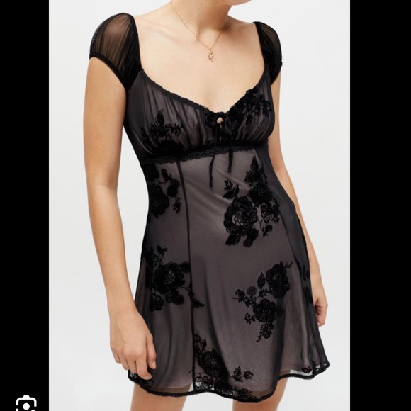Urban Outfitters Gothic Mesh Babydoll dress - Picture 9 of 11